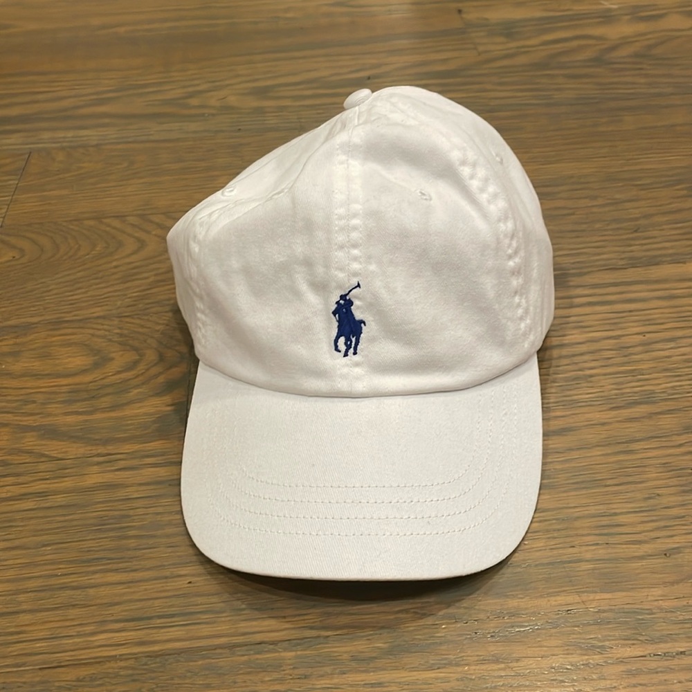 White Polo hat